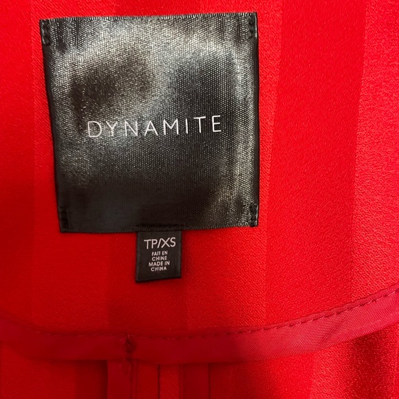 Red striped blazer - Picture 3 of 3